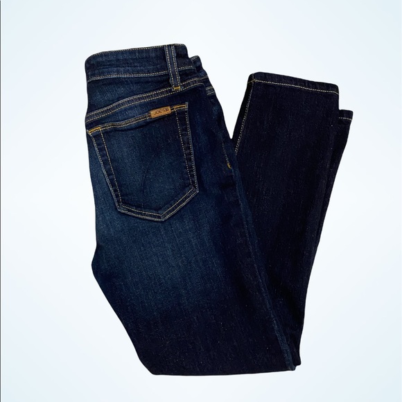 Joe's Jeans Stretchy Mid-Rise Skinny Ankle Jeans Rikki Dark Wash Size 27 VGC - Picture 7 of 9